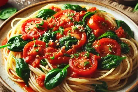 Prosty przepis na spaghetti ze świeżych pomidorów, który zachwyca smakiem
